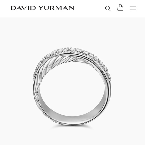 David Yurman cross over ring - Picture 7 of 7